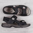 Patogūs Velcro sandalai Rieker M R447 juodi