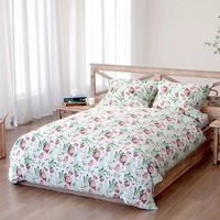Medvilninė patalynė Peony A595 - balta