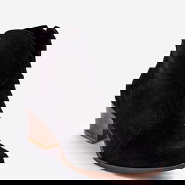 Zomšiniai kaubojiški batai Black