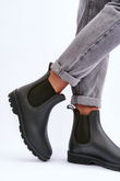 batai Matte Wellies Dark Green Helinca