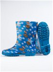 Berniukiški mėlyni guminiai batai