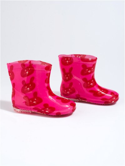Guminiai rožiniai batai