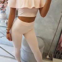 Frill set pudros rinkinys rožinės spalvos