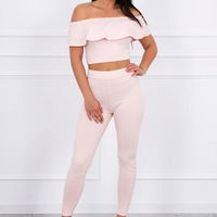 Frill set pudros rinkinys rožinės spalvos