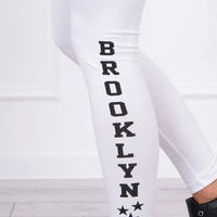 Brooklyn kelnės baltos