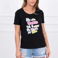Raštuota palaidinė Perfect black