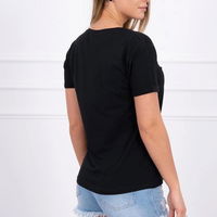 Raštuota palaidinė Perfect black