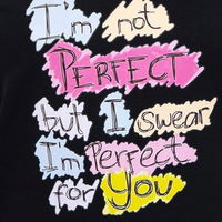 Raštuota palaidinė Perfect black