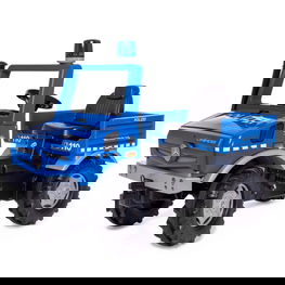 Sunkvežimių pedalinis automobilis Unimog Merc-Benz Policijos departamentas