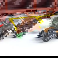 Dinozaurų sunkvežimis su paleidimo įrenginiu ir automobiliais 15 el.