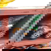 Dinozaurų sunkvežimis su paleidimo įrenginiu ir automobiliais 15 el.