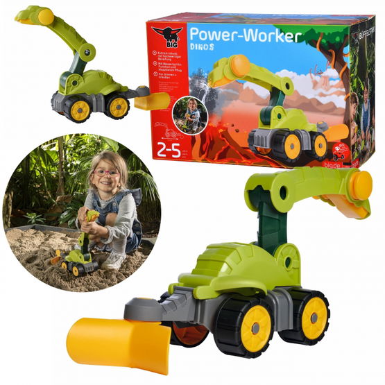 plūgas Purkštuvas Dinozauras Power Worker Smėlio žaislas