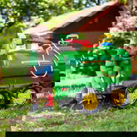 John Deere dviejų ašių cisterna + siurblys