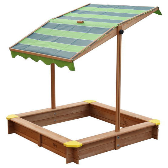 Medinė smėlio dėžė su reguliuojamu stogu Lily Sandpit AXI