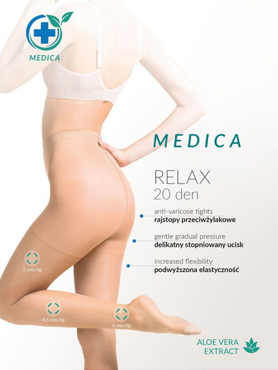 Pėdkelnės MEDICA RELAX 20 DEN