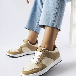 Smėlio spalvos Jacqueline sportbačiai (GRM25220)