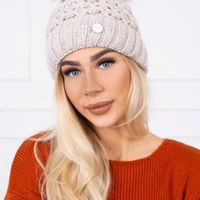 Žieminė kepurė šviesiai smėlio spalvos