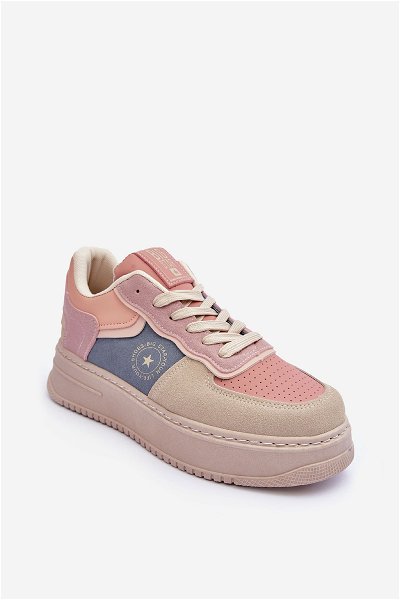 Moteriški sportiniai batai Big Star rožinė smėlio spalvos