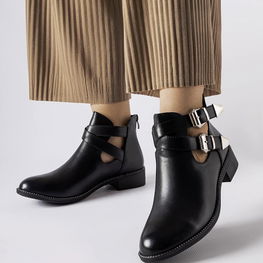 Juodi atviri batai Y8157 BLACK (GRM25357)