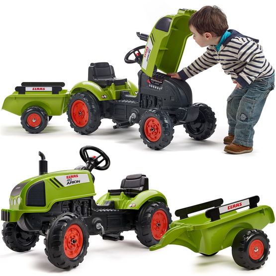 Traktorius Claas Green Pedal Horn Priekaba nuo 2 metų.