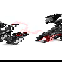 Valtra bordo spalvos pedalinis traktorius su priekaba ir kaušu nuo 3 metų