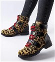 Juodi ir smėlio spalvos Baltimorės leopardo rašto batai