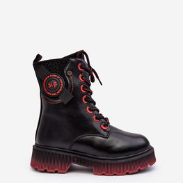Šilti batai Trapper Boots Kids' Black Askya BSB27477 (BSB27477)