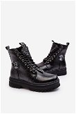 Vaikiški batai su paminkštinimu Trapper Boots Black Conley BSB27487