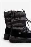 Vaikiški neperšlampami šilti sniego batai su vilna Black Romaine BSB28163