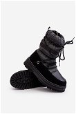 Vaikiški neperšlampami šilti sniego batai su vilna Black Romaine BSB28163