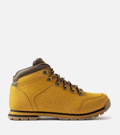 Geltonos spalvos odiniai Lee Cooper batai LCJ 0706M