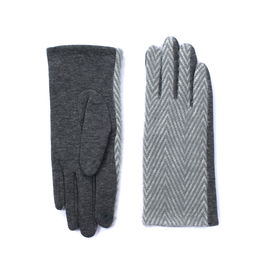 Pirštinės Soft Herringbone Grey
