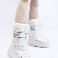 Aukšti sniego batai White Venila (BSB28136)