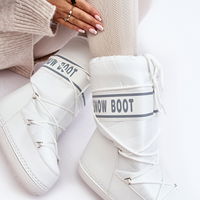 Aukšti sniego batai White Venila (BSB28136)