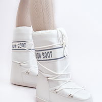 Aukšti sniego batai White Venila (BSB28136)
