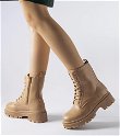 Smėlio spalvos šilti moteriški Chirico batai