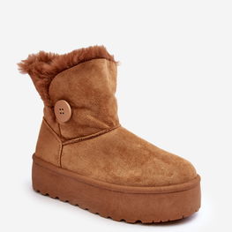 platforminiai sniego batai su dirbtiniu kailiu Camel Wikas (BSB28415)