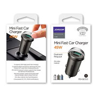 automobilinis įkroviklis C tipo USB / USB 45 W 5 A