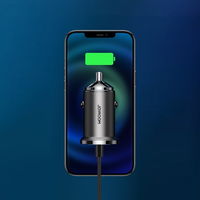 automobilinis įkroviklis C tipo USB / USB 45 W 5 A