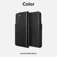 Ringke Folio Signature odinis atverčiamas dėklas Samsung Galaxy S22+ (S22 Plus), juodos spalvos (FSS118R262)