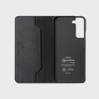Ringke Folio Signature odinis atverčiamas dėklas Samsung Galaxy S22+ (S22 Plus), juodos spalvos (FSS118R262)