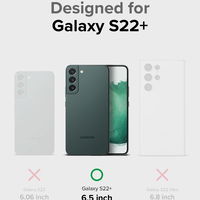 Ringke Folio Signature odinis atverčiamas dėklas Samsung Galaxy S22+ (S22 Plus), juodos spalvos (FSS118R262)