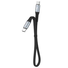 L10C USB Type C - USB Type C PD100W kabelis 0,23 m juodas (L10C)