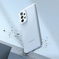 Ringke Fusion dėklas su geliniu rėmeliu Samsung Galaxy A73 skaidrus