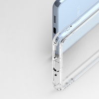 Ringke Fusion Matte korpuso dangtelis su geliniu rėmeliu Samsung Galaxy A73 permatomas