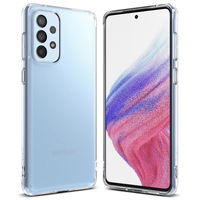 Ringke Fusion Matte korpuso dangtelis su geliniu rėmeliu Samsung Galaxy A73 permatomas