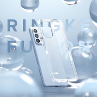 Ringke Fusion Matte korpuso dangtelis su geliniu rėmeliu Samsung Galaxy A73 permatomas