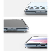 Ringke Fusion Matte korpuso dangtelis su geliniu rėmeliu Samsung Galaxy A73 permatomas