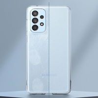 Ringke Fusion Matte korpuso dangtelis su geliniu rėmeliu Samsung Galaxy A73 permatomas