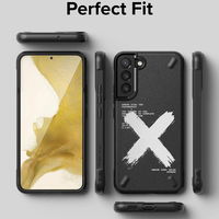 Ringke Onyx Design tvirtas dėklas Samsung Galaxy S22+ (S22 Plus), juodas (X) ()